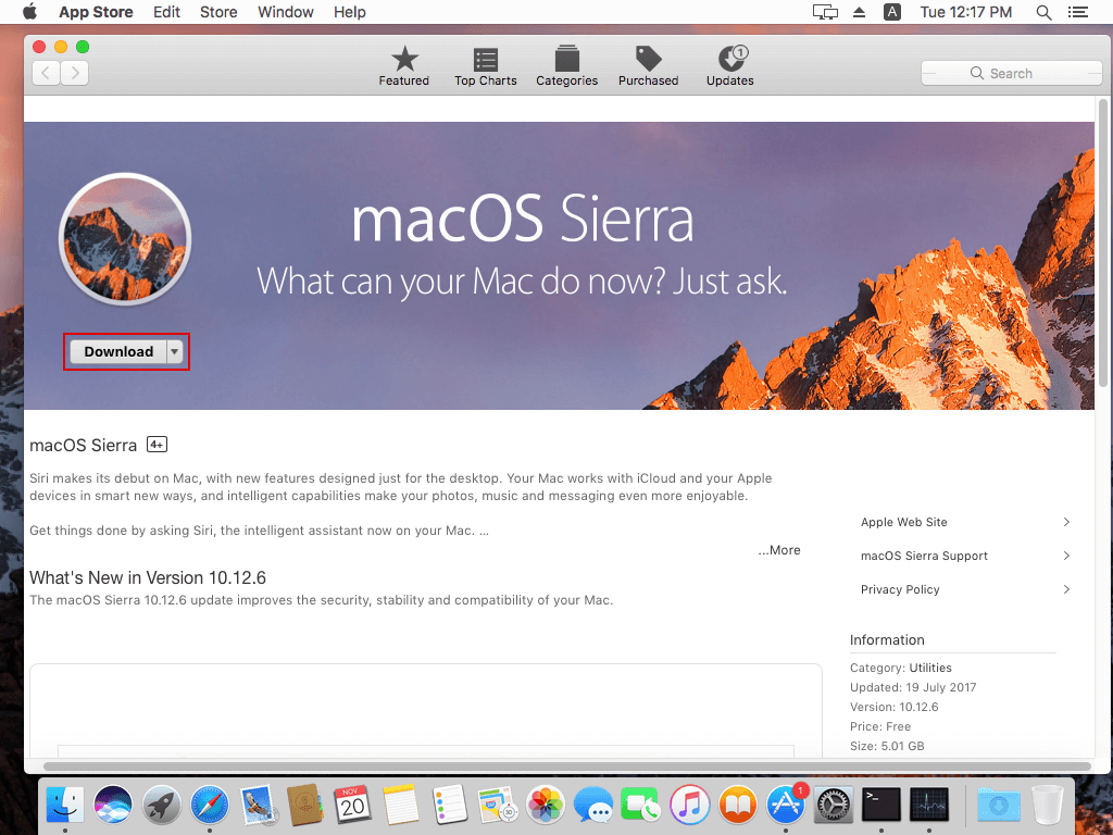 Download mac os high sierra on mojave dmg